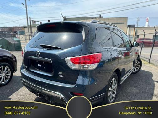 Arctic Blue Metallic 2013 Nissan Pathfinder SL