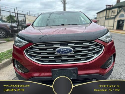 Red 2019 Ford Edge SEL