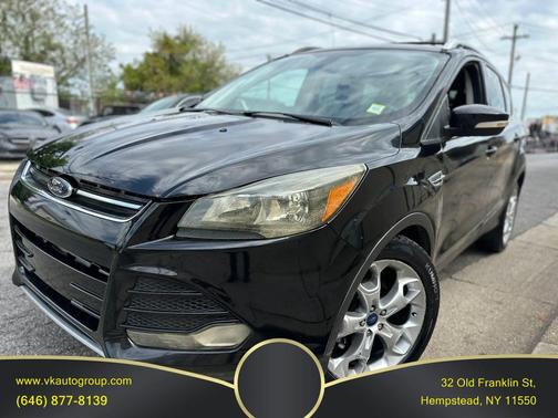 White Platinum Metallic Tri-Coat 2015 Ford Escape Titanium