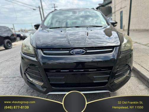 White Platinum Metallic Tri-Coat 2015 Ford Escape Titanium