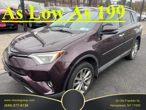 Burgundy 2016 Toyota RAV4 Limited SUV