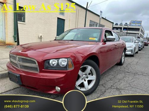Red 2010 Dodge Charger SE Sedan