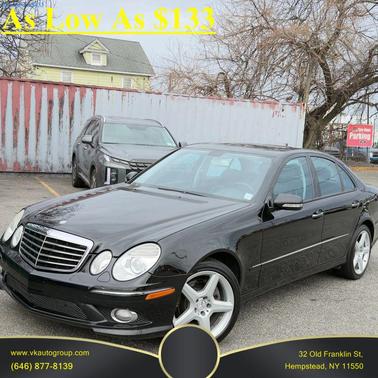Black 2009 Mercedes-Benz E-Class 4MATIC Sedan