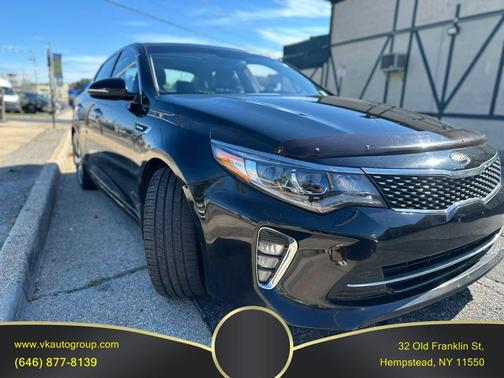 Ebony Black 2018 Kia Optima SX Turbo