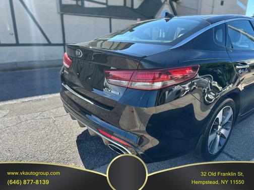 Ebony Black 2018 Kia Optima SX Turbo