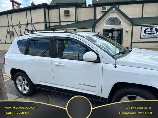 Bright White Clearcoat 2015 Jeep Compass High Altitude