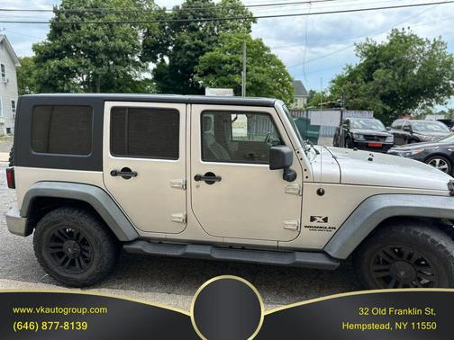 Black 2008 Jeep Wrangler Unlimited X