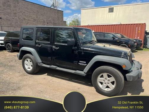 Black 2010 Jeep Wrangler Unlimited Sport