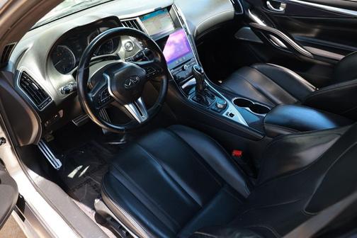 Graphite Shadow 2017 INFINITI Q60 3.0t Red Sport 400