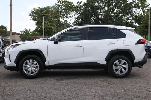 Super White 2021 Toyota RAV4 LE