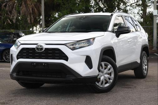Super White 2021 Toyota RAV4 LE