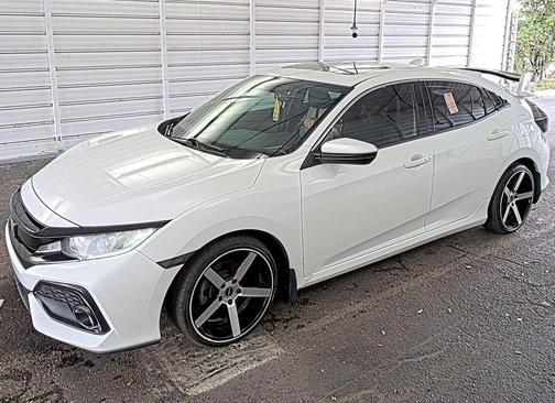 WHITE 2019 Honda Civic EX