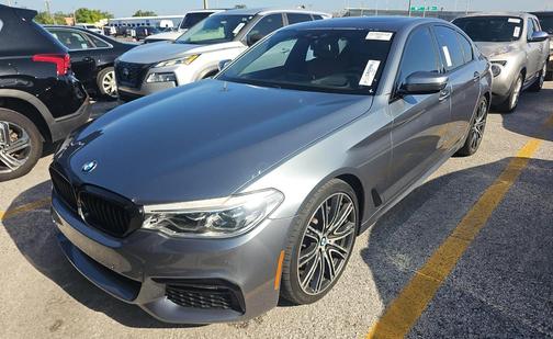 blue 2018 BMW 540
