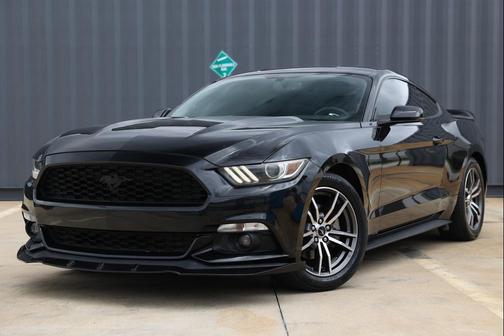 Shadow Black 2017 Ford Mustang EcoBoost