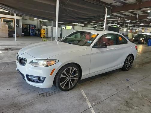 WHITE 2015 BMW 228