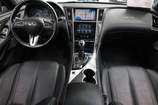 BLUE 2017 INFINITI Q60 3.0T Premium