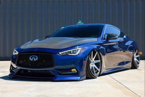 BLUE 2017 INFINITI Q60 3.0T Premium