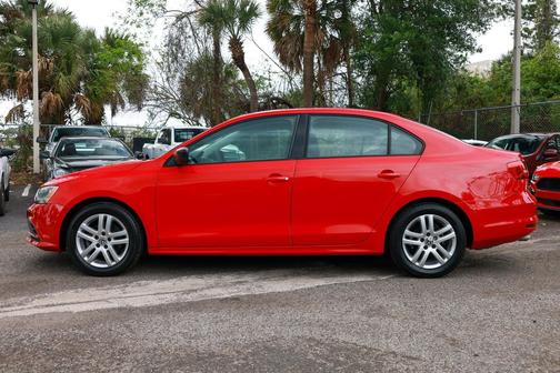 Tornado Red 2015 Volkswagen Jetta Auto S w/Technology