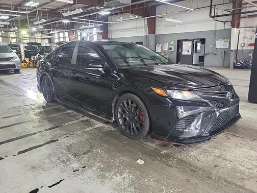 Midnight Black Metallic 2021 Toyota Camry TRD