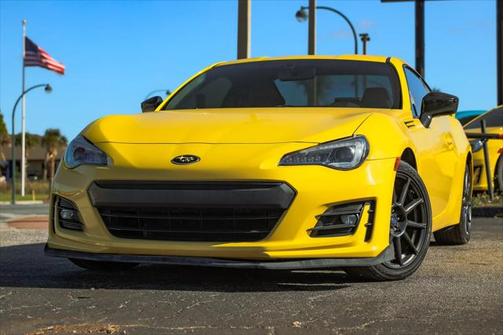 2017 Subaru BRZ Series. Yellow