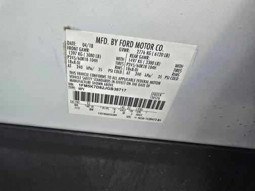 2018 Ford Explorer XLT