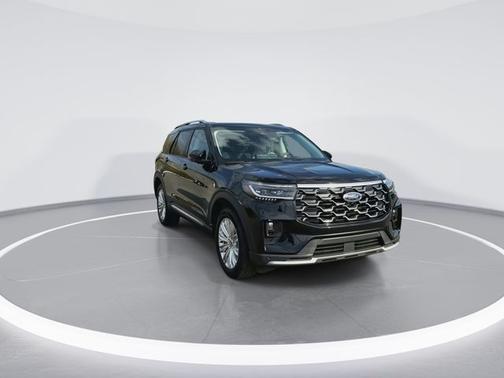 AGATE BLACK METALLIC 2025 Ford Explorer PLATINUM