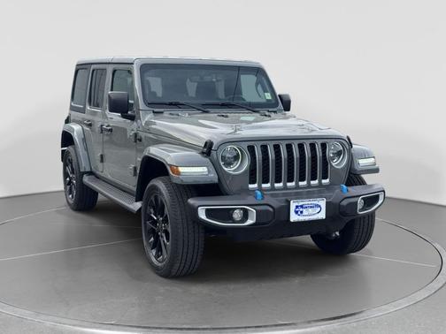 Gray 2023 Jeep Wrangler Sahara 4xe