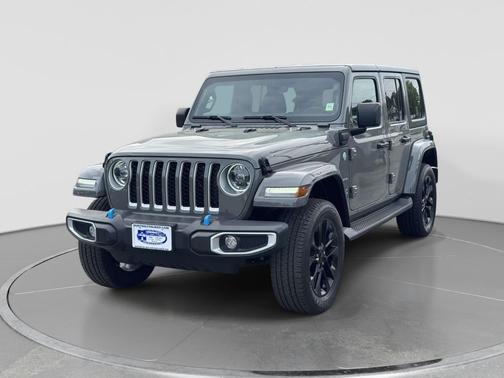 Gray 2023 Jeep Wrangler Sahara 4xe