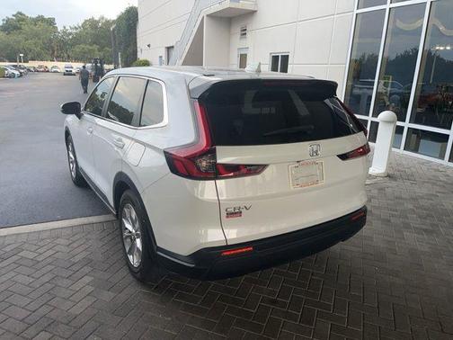 Platinum White 2024 Honda CR-V EX 2WD