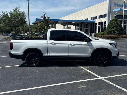 Platinum White 2023 Honda Ridgeline Black