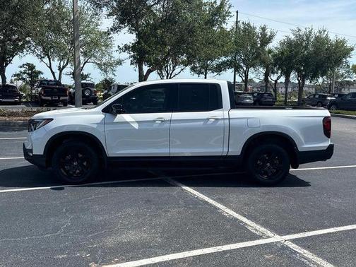 Platinum White 2023 Honda Ridgeline Black