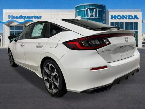 Platinum White 2026 Honda Civic Hybrid Sport Touring