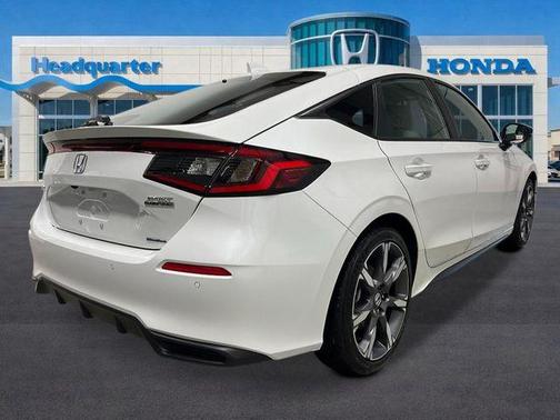Platinum White 2026 Honda Civic Hybrid Sport Touring