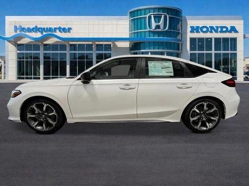 Platinum White 2026 Honda Civic Hybrid Sport Touring