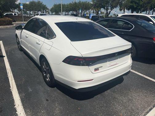 Platinum White Pearl 2024 Honda Accord EX