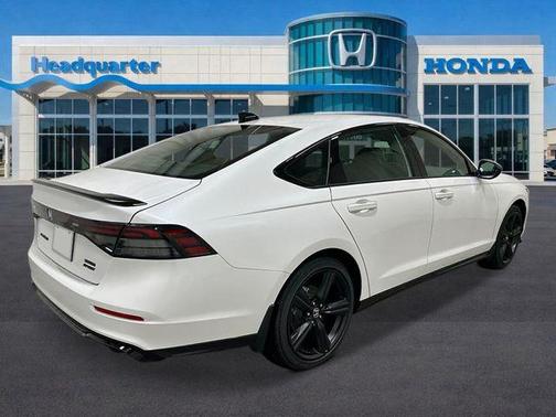 Platinum White 2026 Honda Accord Hybrid Sport-L