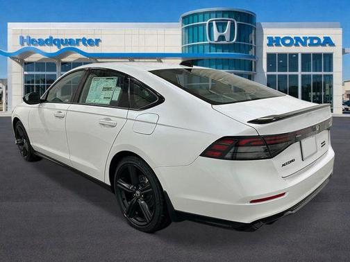 Platinum White 2026 Honda Accord Hybrid Sport-L