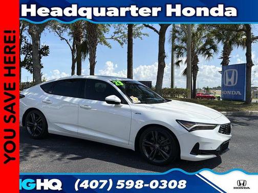 Platinum White Pearl 2023 Acura Integra A-Spec Tech Package
