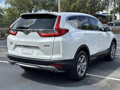 Platinum White 2019 Honda CR-V EX
