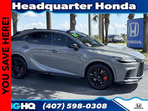 Gray 2025 Lexus RX 500h 500h F SPORT Performance