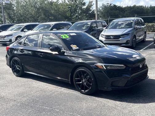 Crystal Black Pearl 2023 Honda Civic Sport