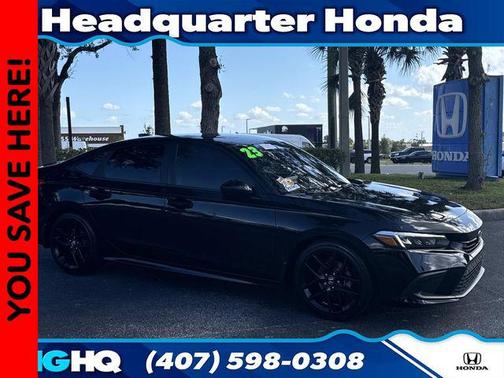 Crystal Black Pearl 2023 Honda Civic Sport