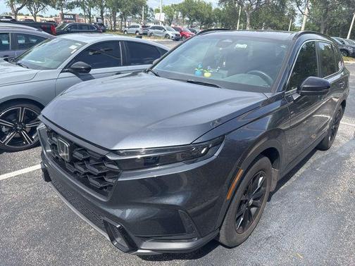 Gray Metallic 2024 Honda CR-V Hybrid Sport FWD