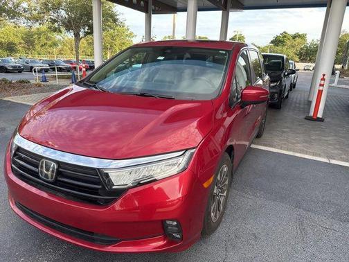 Red 2023 Honda Odyssey EX-L