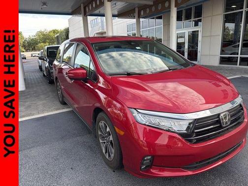 Red 2023 Honda Odyssey EX-L