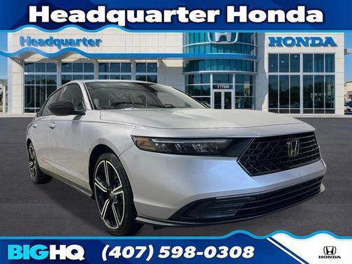 Silver 2026 Honda Accord Hybrid Sport