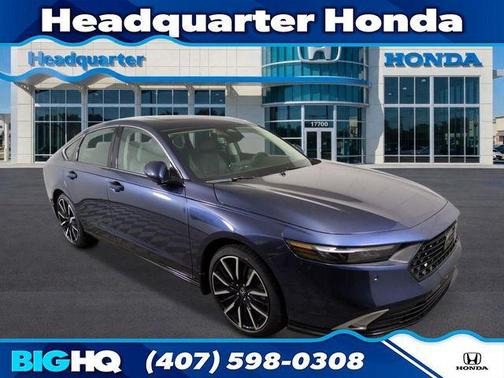 Blue 2026 Honda Accord Hybrid Touring
