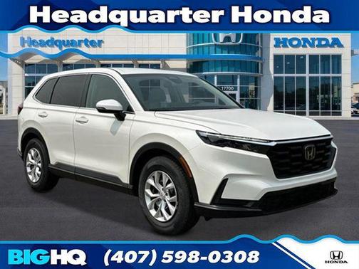 Platinum White 2026 Honda CR-V LX