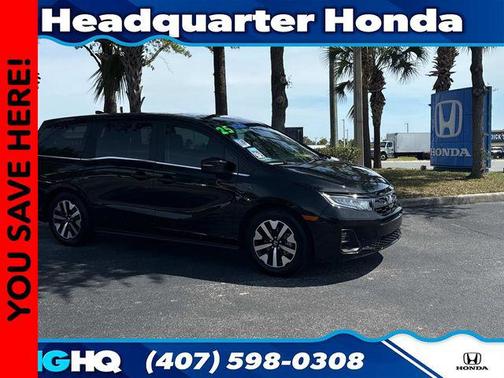 Crystal Black Pearl 2025 Honda Odyssey EX-L