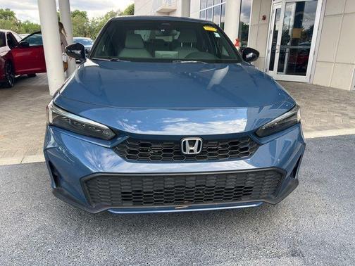 Blue Lagoon Pearl 2025 Honda Civic Hybrid Sport